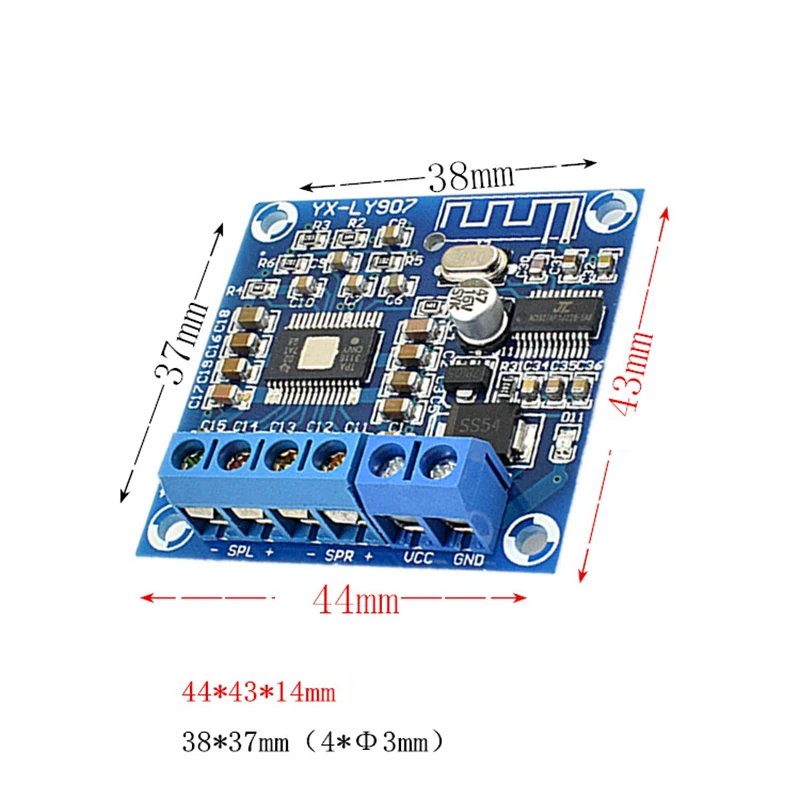 Цифровой аудио усилитель 50 Вт * 2 TPA3116D2 Bluetooth 4 мощности bluetooth динамик модуль TPA3116 amp 0