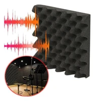 egg soundproof cotton 30303cm high density flame retardant black foam pad soundproof wall panel tile studio soundproof
