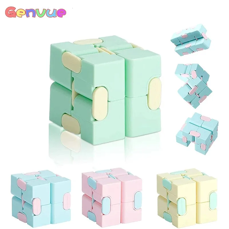 

Magic Infinity Cube Hand Puzzle Antistress Toy Child Adult Anti Stress Square Toys Relieve Stress Funny Game Maze Toys