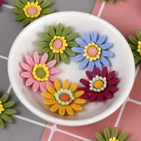 10pcsbag resin flower mix lovely material 3d resin flat cabochon embellishment diy wedding hairpin accessories scrapbook craft