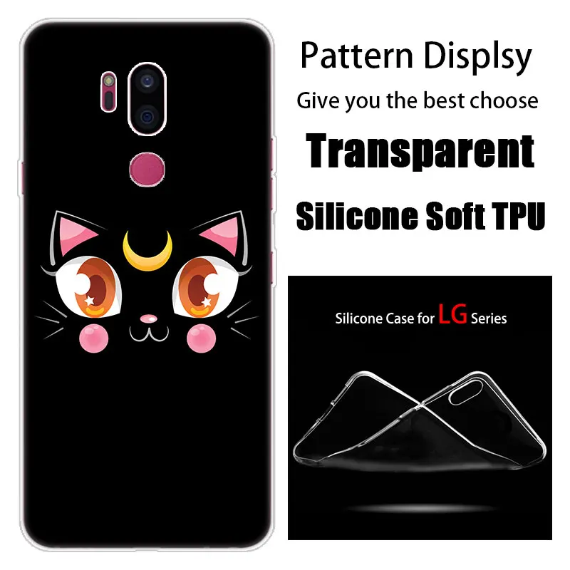 009 С рисунком из аниме «Сейлор Мун» силиконовый чехол для LG G5 G6 мини G7 G8 G8S V20 V30 V40 V50 ThinQ Q6 Q7 Q8 Q9 Q60 W10 W30 Aristo 2 X Мощность 2 3 - Цвет: 009