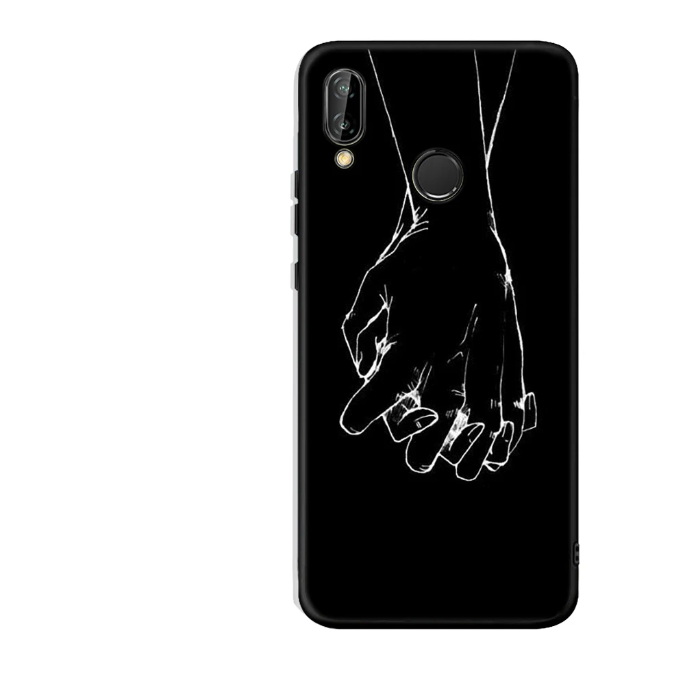 Новое поступление черный чехол ТПУ для huawei mate 10 20 P8 P9 P10 P20 P30 Lite Plus Pro 2017 Fundas Coque Capinhas
