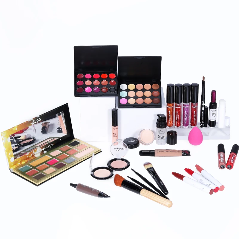 POPFEEL все в одном полный стартовый набор для макияжа Полный косметический легкий