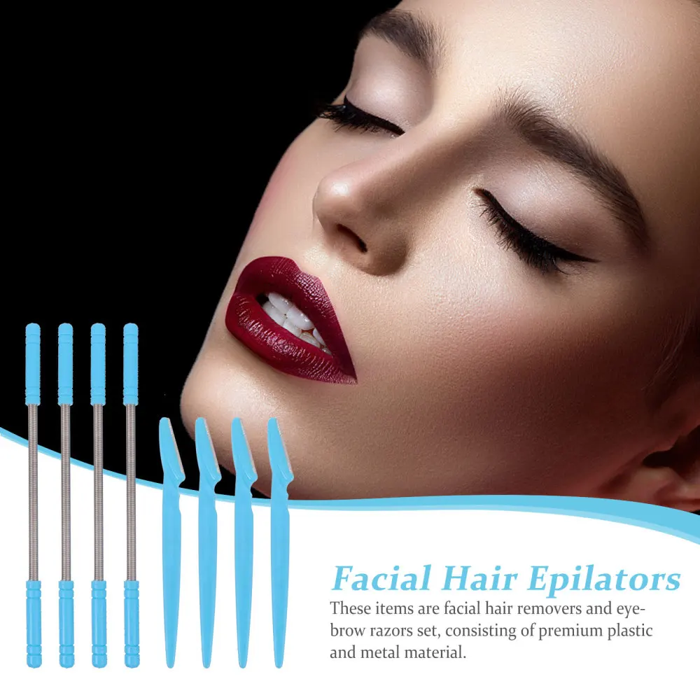 

4pcs Facial Hair Removal with 4 Trimmer Set Facial Hair Remover Tool