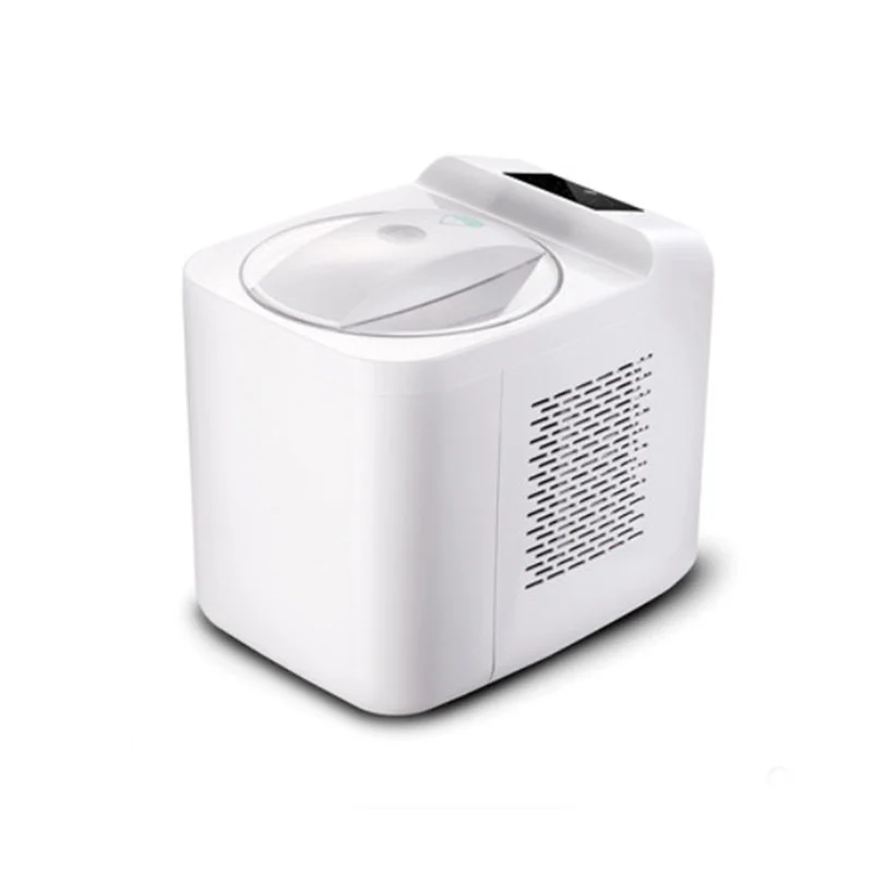 

220V Built-in Freezer Compressor Cooling Household Intelligent Soft Hard Tastes 1L Capacity Mini hard ice cream machine