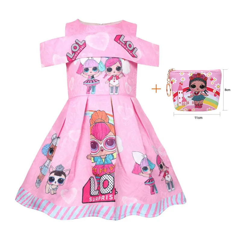 Сюрприз мультфильм кукла Мода Забавное платье взрыв милые девушки печати