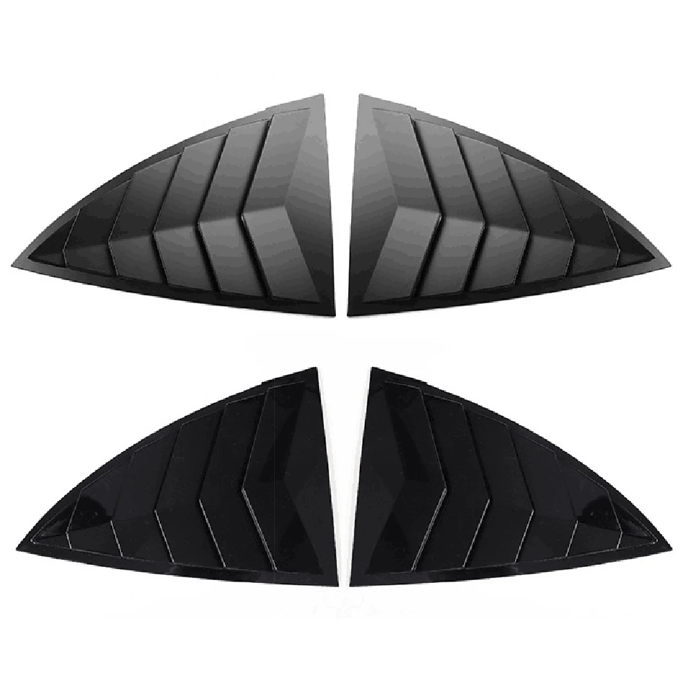 2pcs Rear Window Triangle Shutters Shade Blinds Decoration Cover Car Styling for Tesla Model Y Auto Exterior Accessories | Автомобили и