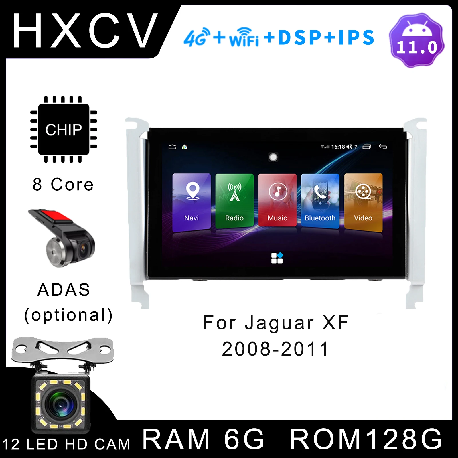 

Smart Android Car radio For Jaguar XF 2008- 2011 gps navigator for car 4G car stereo car radio with bluetooth DAB+ Carplay