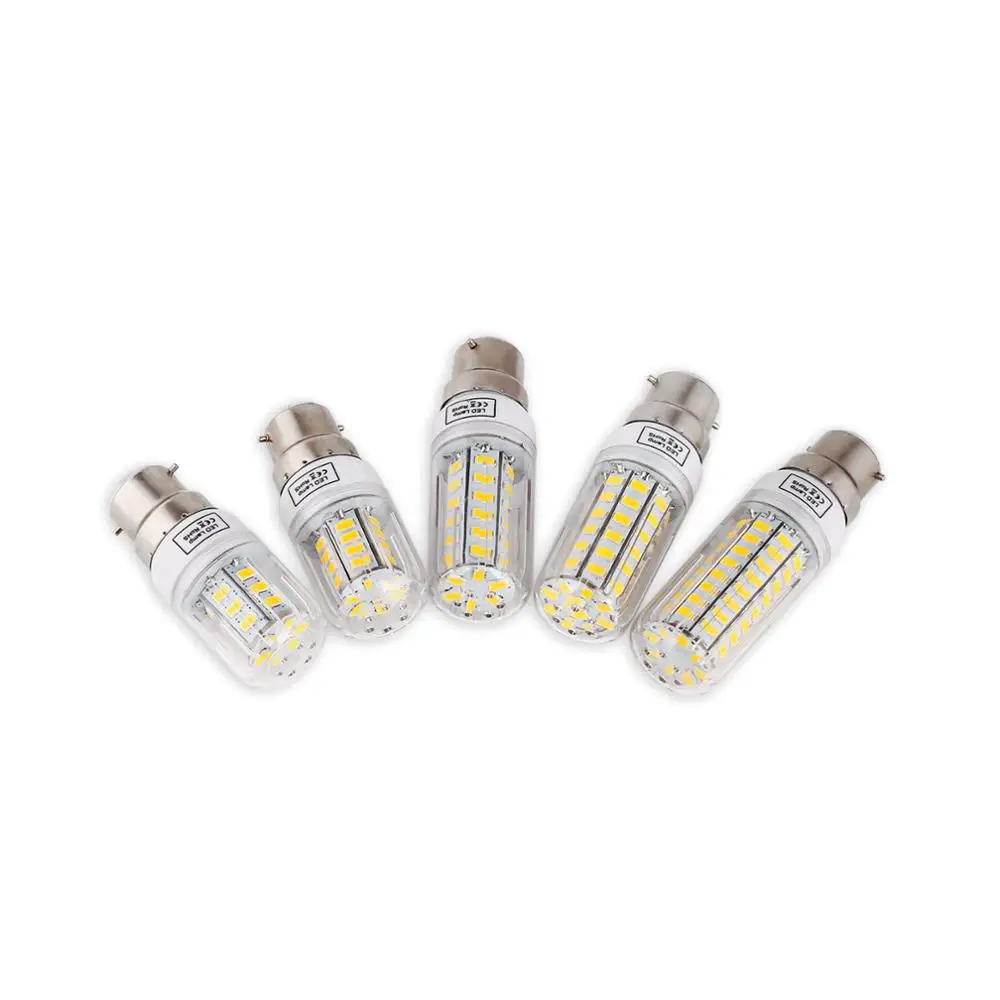 Светодиодная лампа-светильник куруза Boms 12 Вт 15 20 25 30 B22 Bayonet 5730 SMD 220 В переменного