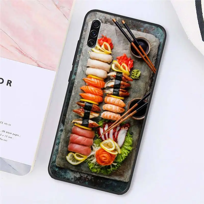 

cuisine sushi japanese food Phone Case For Samsung galaxy A S note 10 7 8 9 20 30 31 40 50 51 70 71 21 s ultra plus
