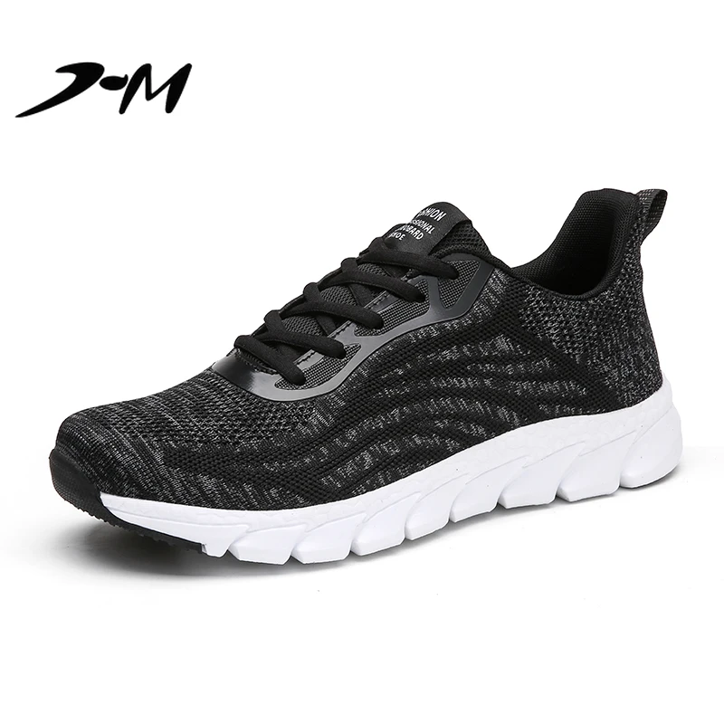 

Mesh Men Shoes Men Fashion Sneakers Lace-up Spring/Autumn Black Walking Breathable Wear-Resistant Lightweight Running Shoes