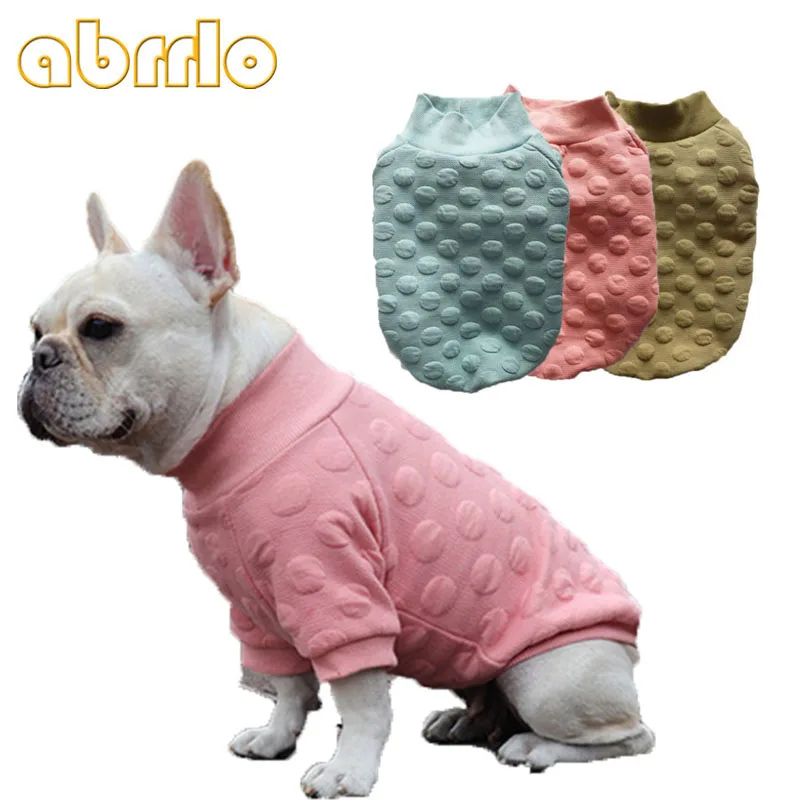 Свитер для собак abrlo осень-зима, теплая одежда для собак, одежда для щенков, вязаное пальто для собак, кошек, французских для бульдога чихуахуа, S-XL