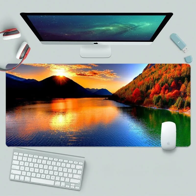 

Коврик для мыши для геймеров XXL HD, новый коврик для мыши, коврик для мыши, коврик для клавиатуры, мягкий Противоскользящий Настольный коврик ...