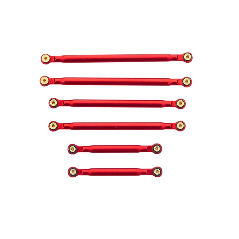 

for Axial SCX24 90081 1/24 RC Crawler Car Metal Pull Rod Link Linkage Tie Rod Kit Upgrade Parts Accessories