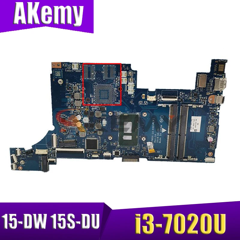 

Для ноутбука HP 15-DW 15S-DU, материнская плата i3-7020U, центральный процессор, флэш-дисплей 50, флэш-дисплей, флэш-карта памяти, флэш-память DDR4 100%, прот...
