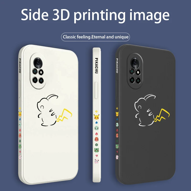 

Simple Elf Case For Huawei Nova8 8Pro 8SE Nova 7 7Pro 7SE 6 6se 5 5Pro 5Z 5I 5Ipro 5T 4 4E Liquid Silicone Cover