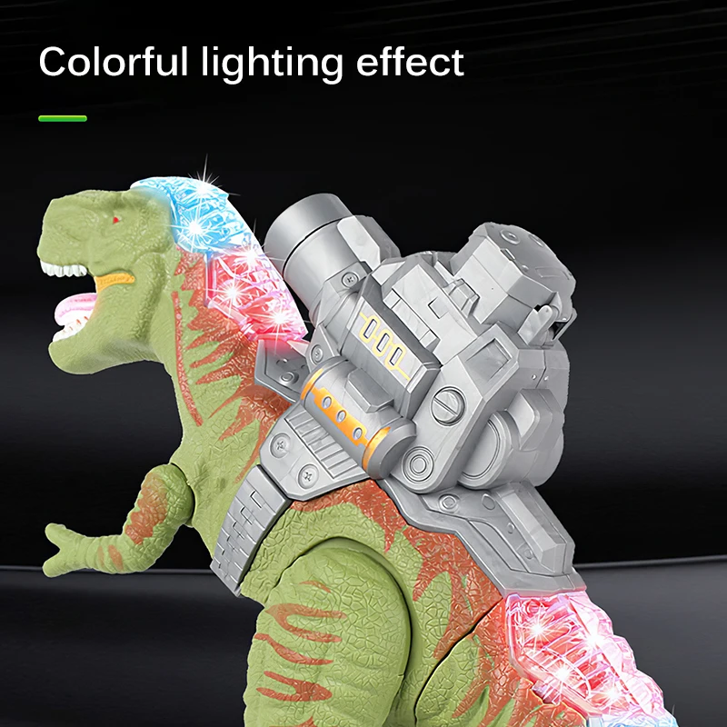 

Electric Sound Light Dinosaur Toy Shooting Cannon Robot Mechanical Walking Dinosaur Designs Model Roaring Toys for Boy Gifts