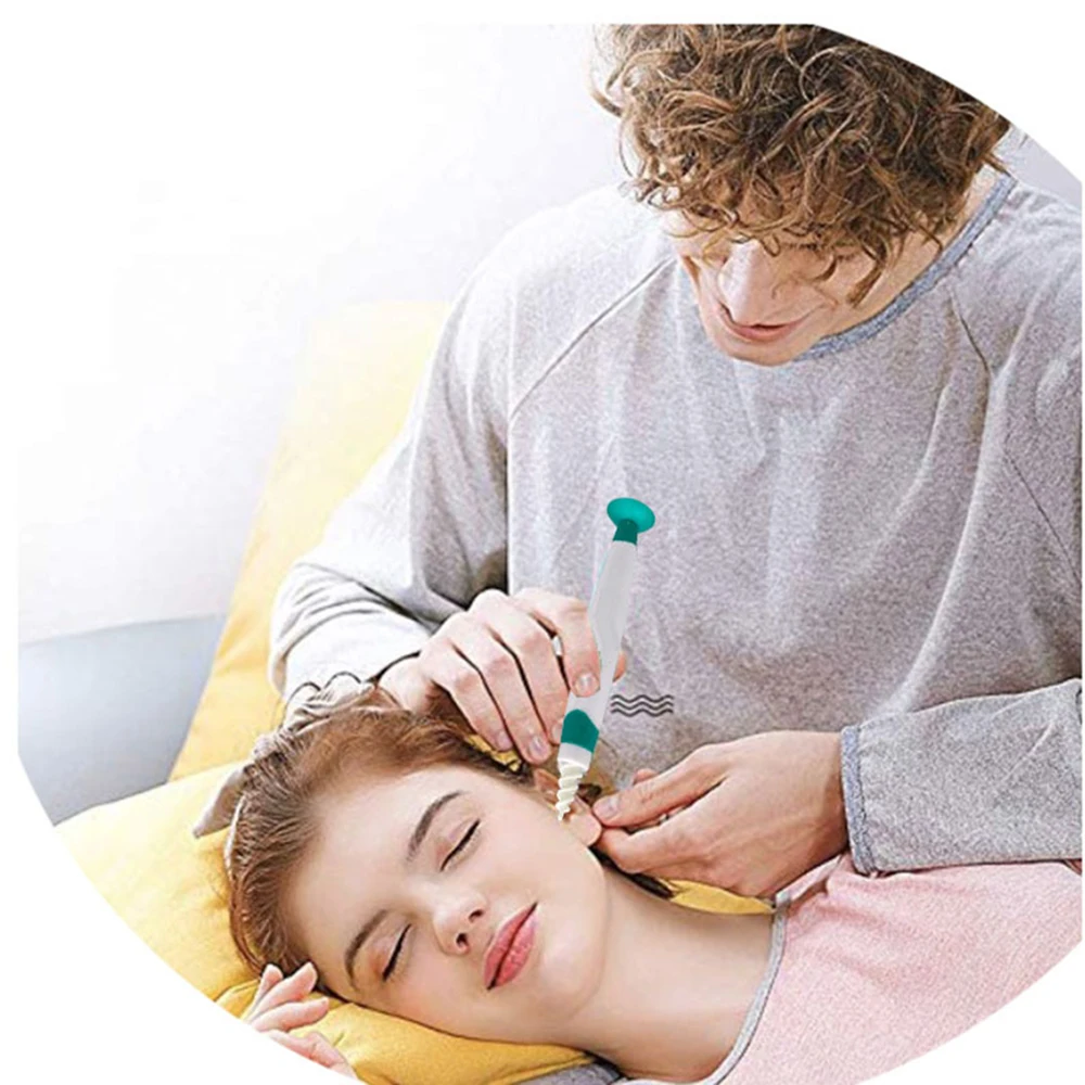 Для чистки ушей Со Q ручка для ящик инструментов с присоской внизу ушной серы