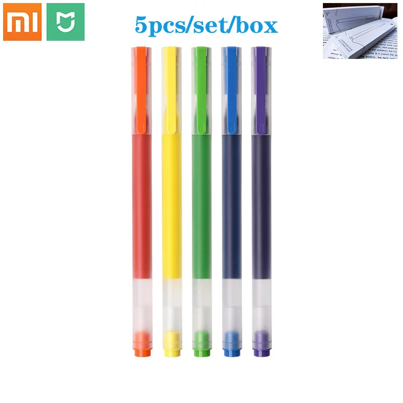 Новинка 2021 оригинальная гелевая ручка xiaomi mijia японская чернильная запасная для
