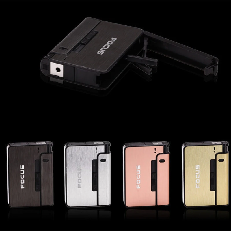 

Automatic Cigarette Case with Lighter Separable 8-piece Creative Cigarette Case Smoking Accessories