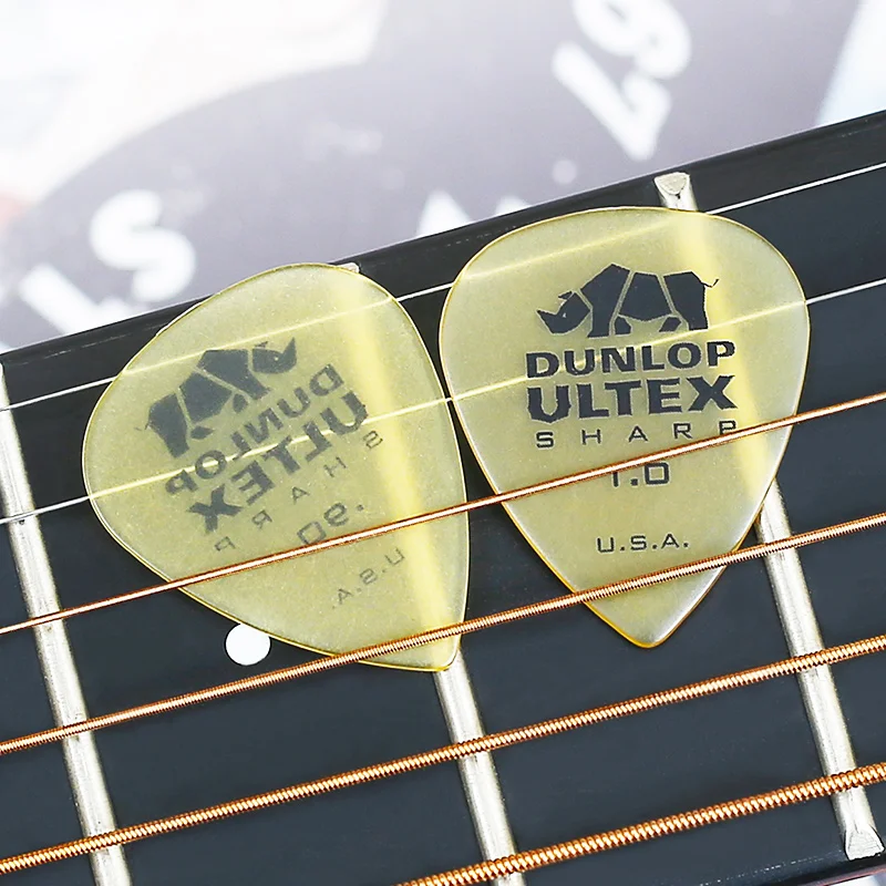 dunlop ultex sharp gitarre pick plektrum vermittler 073mm 20mm bass vermittler akustische elektrische klassische gitarre teile gitarre picks free gl