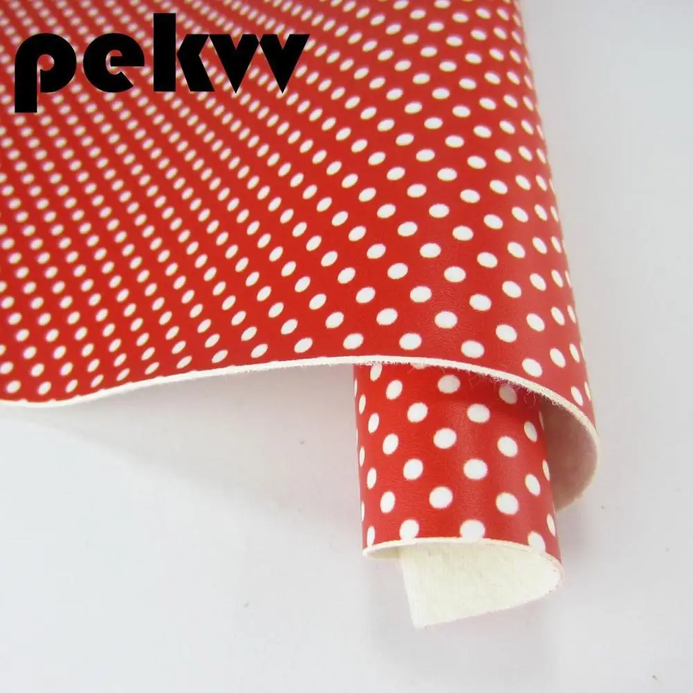 PR025 Stars Printed Faux Leather stars dots plaid For DIY bows Accessories crafts projects A4 Sheet 8"x11.8" PR010 - Color: PR025