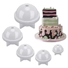 5 шт.компл. силиконовая 3D форма для изготовления ювелирных изделий своими руками искусство Сферическая форма Волшебная форма для создания пузырьков круглая форма для шаров эпоксидная полимерная для торта декоративная