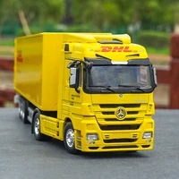 150 dhl container truck alloy diecast model