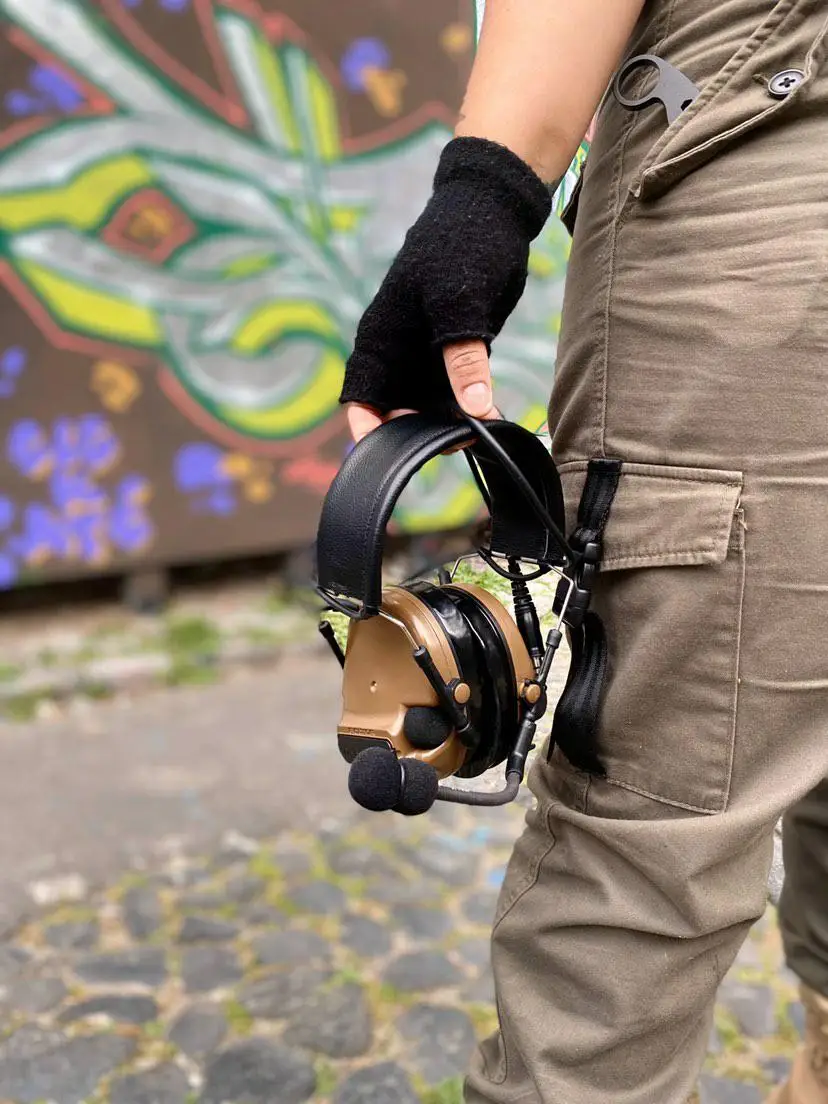 

COMTAC III TAC-SKY Comtac iii Silicone Earmuffs Noise Reduction Pickup Air Gun Military Shooting Earmuffs Tactical Headset C3CB