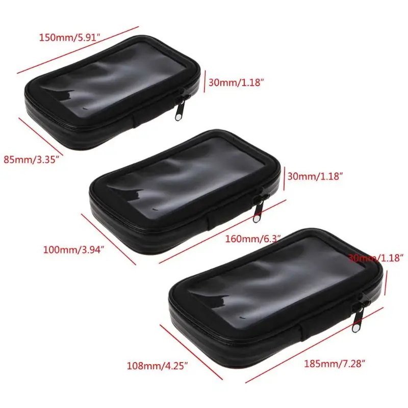 

Durable shockproof Bicycle Mobile Phone Case Touch Screen Waterproof bag for 6.12-8.27" Mobilephone