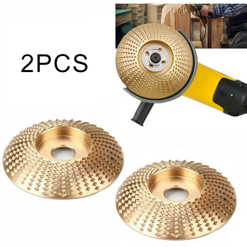 

2Pcs Wood Sanding Carving Shaping Disc For Angle Grinder Grinding Wheel 84mm Grinding Wheel Rotary Disc Sanding Wood Carving
