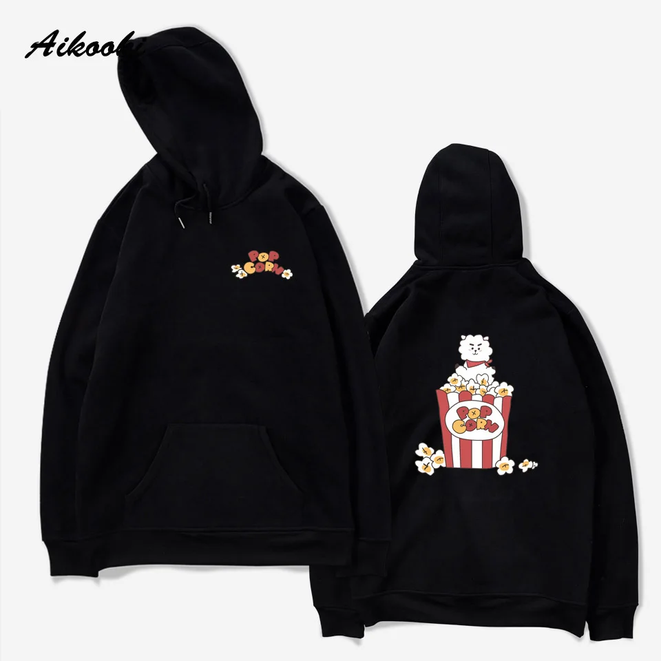 Поп корм толстовки для мужчин/женщин Повседневная осень зима мультфильм милый