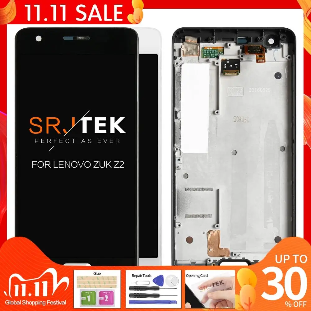 

100% Original 1920x1080 For Lenovo ZUK Z2 LCD with Touch Screen For Lenovo ZUK Z2 Display Digitizer Assembly Replacement Parts