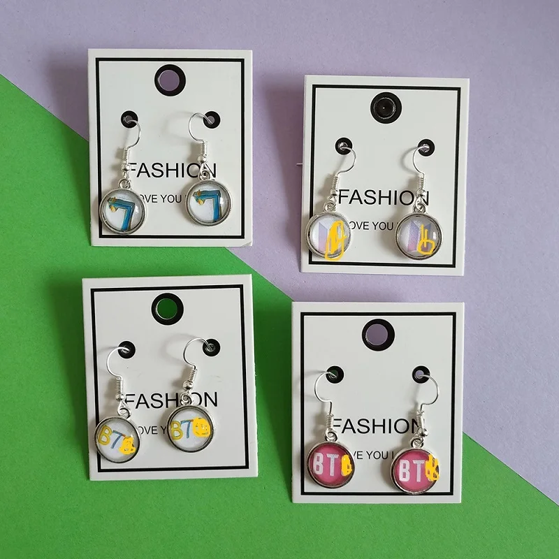 

KPOP Bangtan Boys New Album MAP OF THE SOUL 7 Peripheral Earrings Earrings ARMY Jewelry
