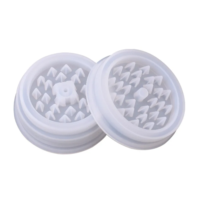 

New DIY Herb Grinder Tobacco Shredder Epoxy Resin Molds Ashtray Tobacco Grinder Spice Mills Crusher Silicone Mold Box Wholesale