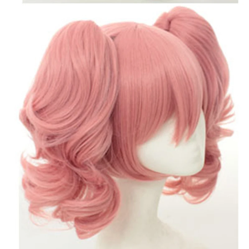Аниме парик WigsMaster Shengda COS парик/Демон лиса дым розовый женский короткий модный -