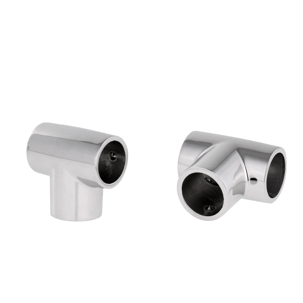 

2X Pipe Clamp Handrail System - 25MM Fittings / Connectors - Stainless Steel