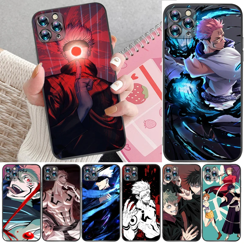 

Jujutsu Kaisen Sukuna Satoru Gojo Fushiguro Megumi Yuji Itadori Phone Case For iPhone 6 6S Plus 7 8 Coque Cases Carcasa