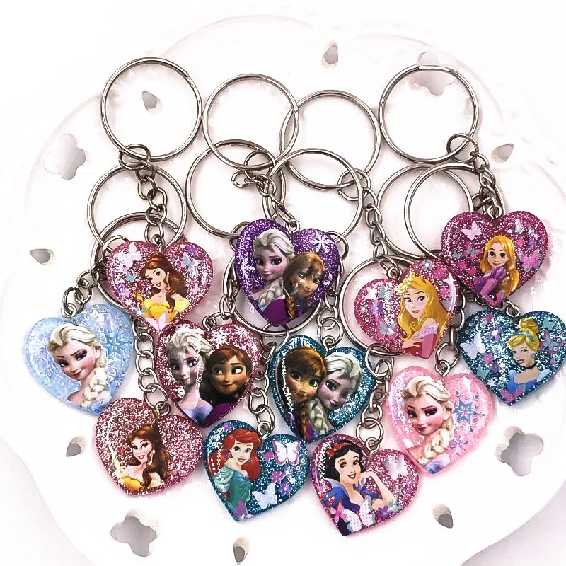 1 шт. милый мультяшный брелок для ключей с принцессой Ариэль подарок женщин