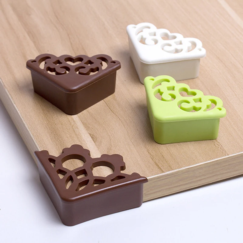 4 шт./компл. мягкий детский угловой защитный чехол с цветочным узором для детей