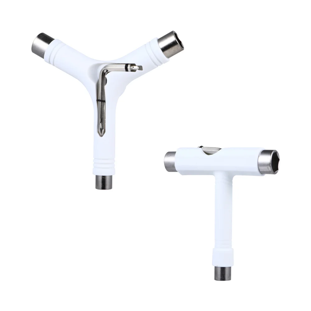 

2pcs T/Y Screwdriver Skateboard Tool Portable Tool for Skateboard (White)