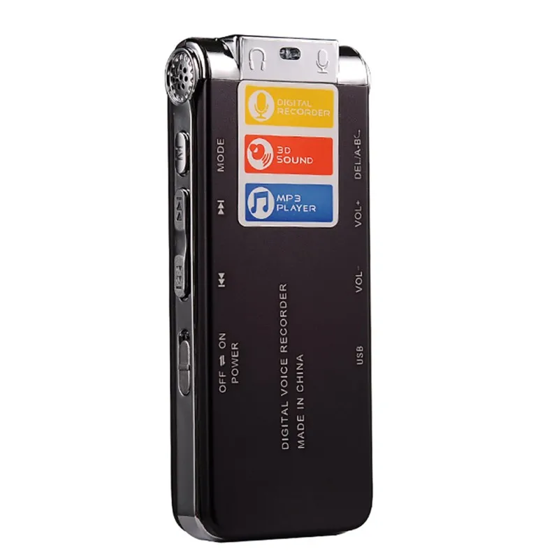 Новый 8 Гб диктофон USB цифровой Аудио Диктофон с WMA/WAV/MP3/OGG Встроенный