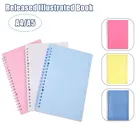 Многоразовая наклейка для альбома, 40 листов, А4А5, чехол из искусственной кожи для скрапбукинга