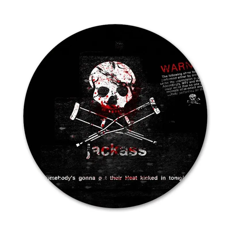 Jackass ленты потерянные Значки для одежды рюкзака украшение подарок | Дом и сад