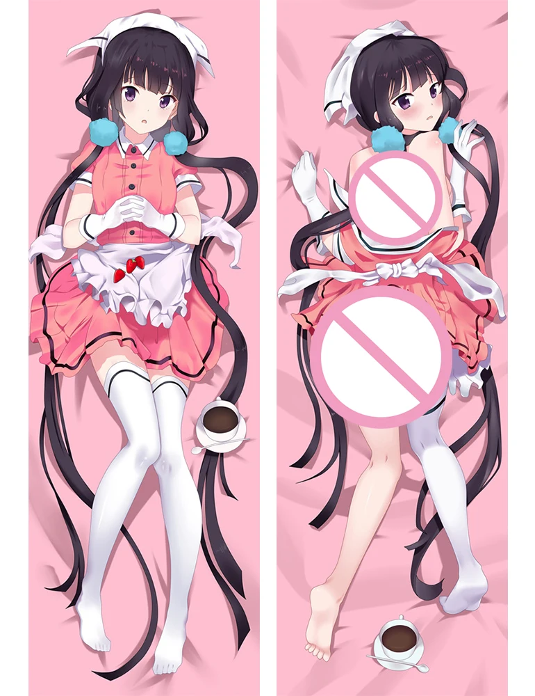 

Blends Sakuranomiya Maika Dakimakura 59" Pillowcase Customize Anime Hugging Body Pillow Cartoon Bedding Pillow Case Otaku