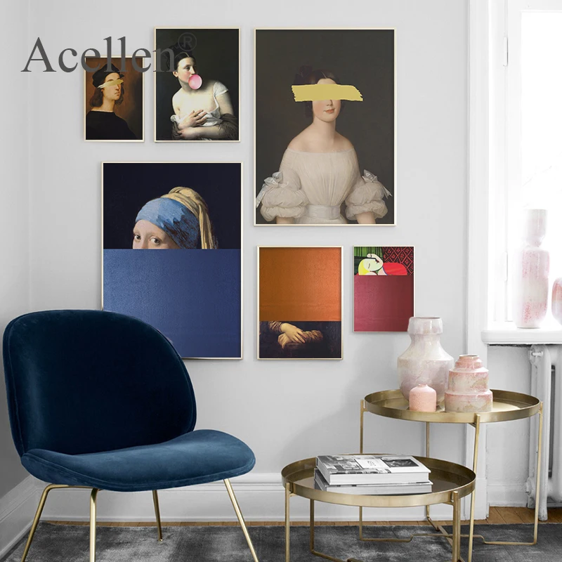 Картина на стену фэнтези холст плакаты всемирно известные принты фигурки