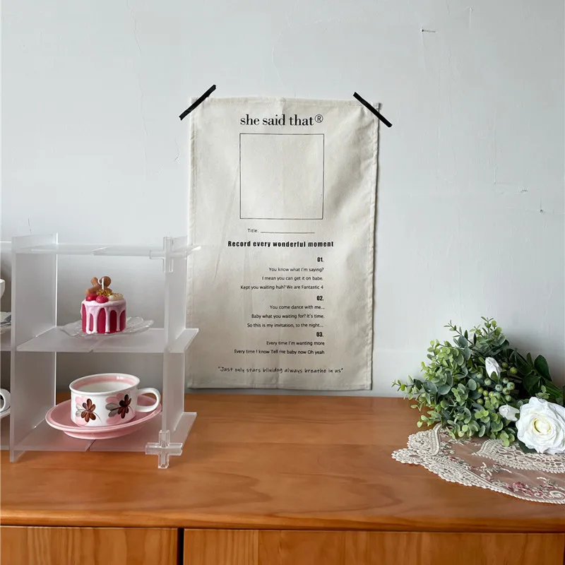 Cutelife скандинавский гобелен из ткани с буквами настенный декоративный салфетка