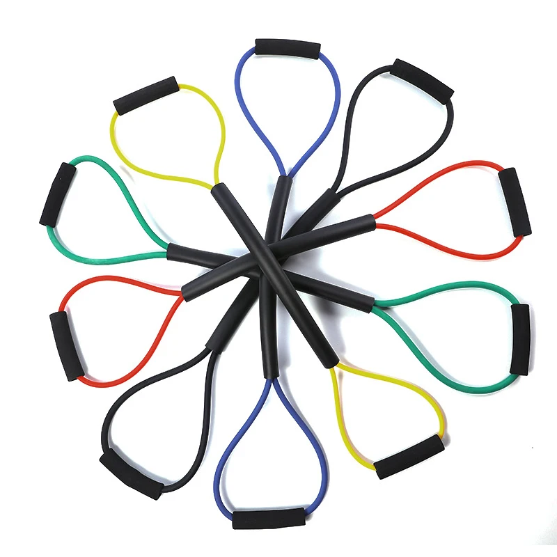 

Shadow Boxing Resistance Bands Rubber Speed Training Pull Rope Muay Thai Karate Arm Strength Training for Home Gym Workout