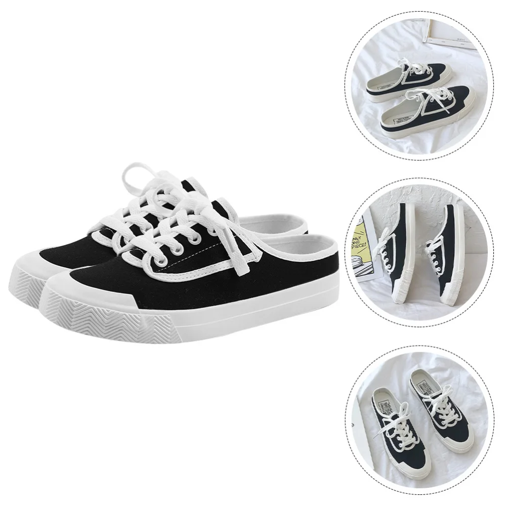 

1 Pair Comfortable Casual Shoes Breathable Outdoor Woman Shoes Canvas Shoes