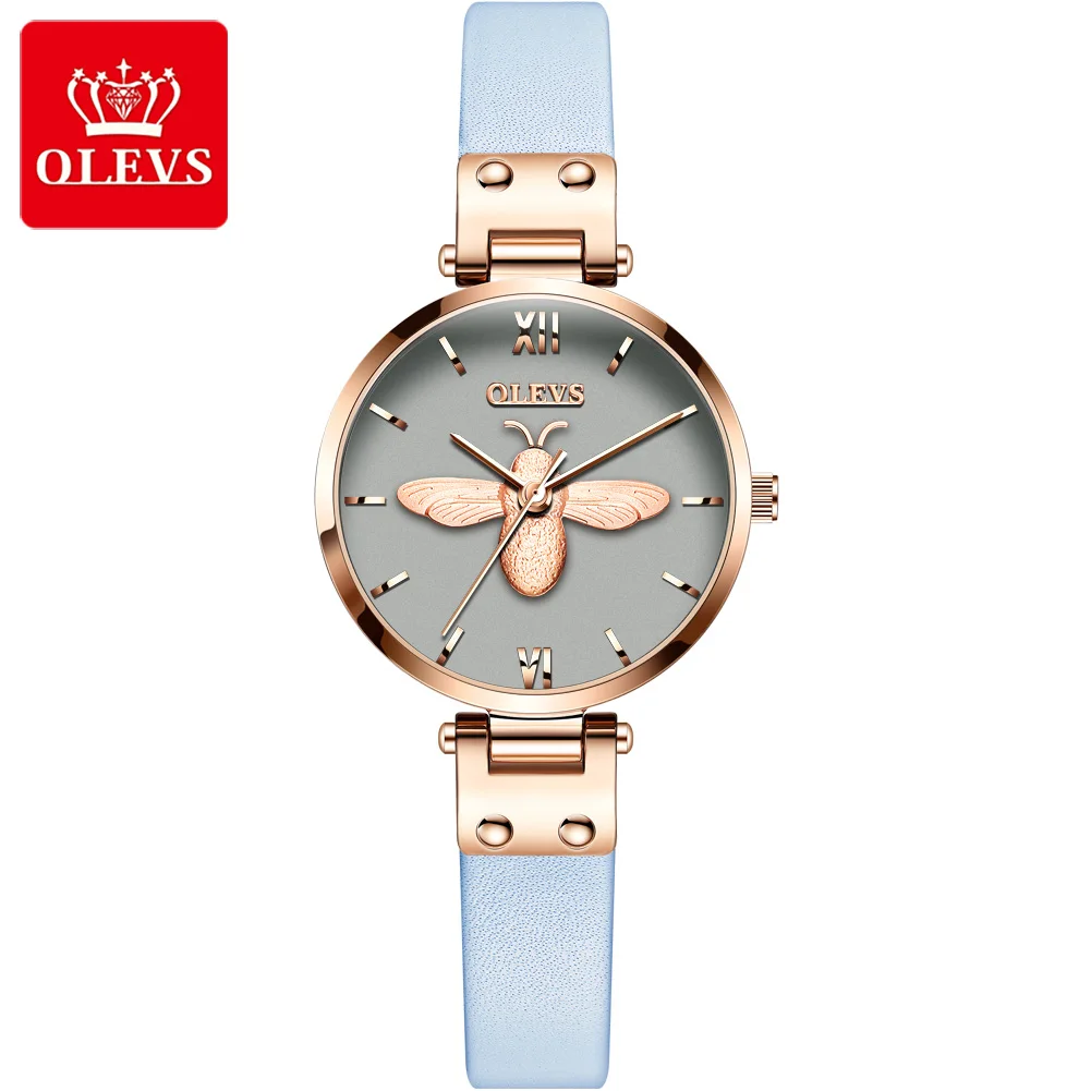 

2021 Hot Selling Female Watch For Women Quartz Movement Cute Bee Stainless Steel Strap ас женские montre femme